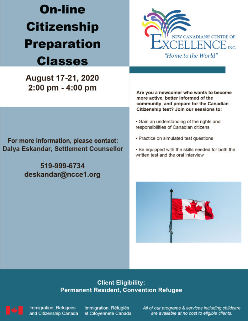 online citizenship prep classes