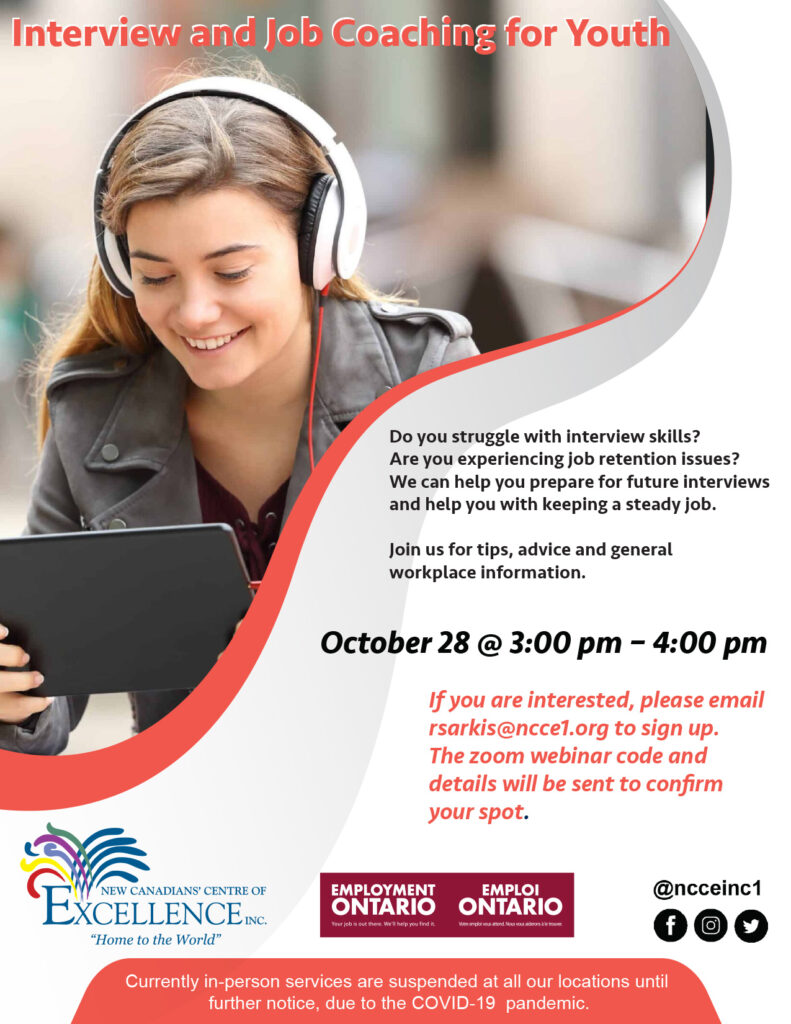 Interview and Job Coaching for Youth