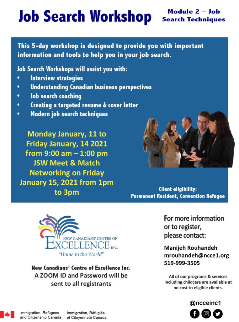 Job Search Workshop - Module 2