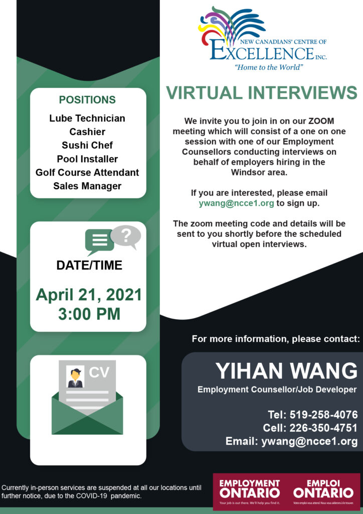 Virtual Interviews