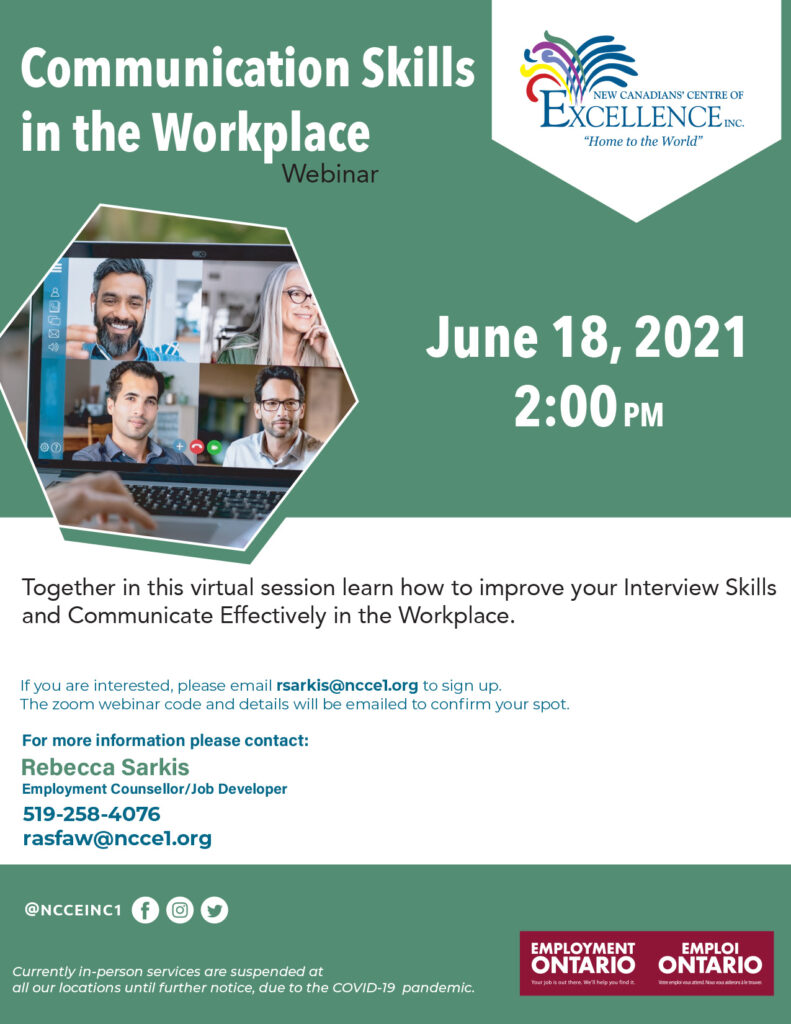 Communication Skills and the Workplace: A Guide to Improve Your Employment and Interview Skills