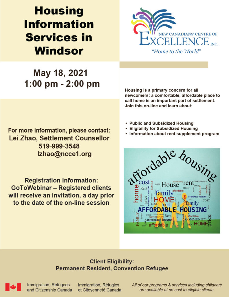 Housing Services in Windsor