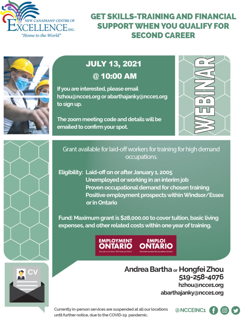 Second Career Program Information