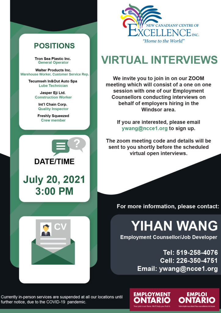 Virtual Interviews