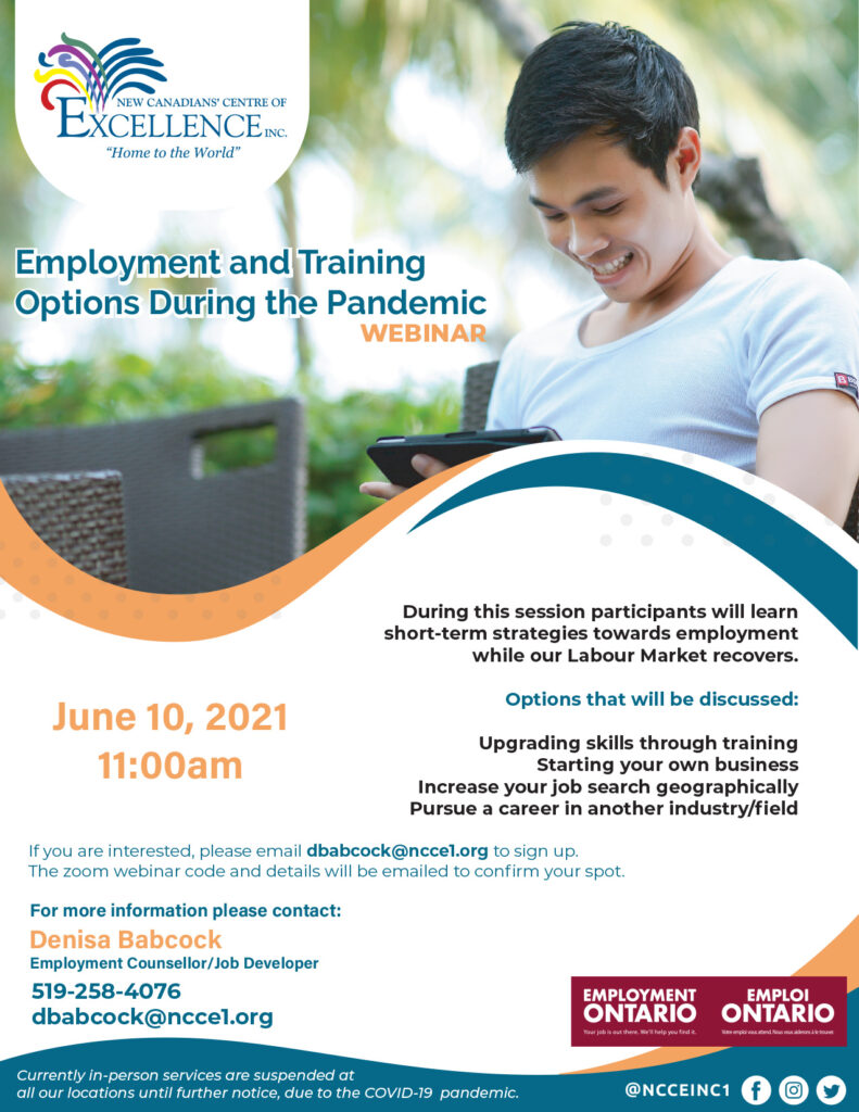 Employment and Training Options During the Pandemic