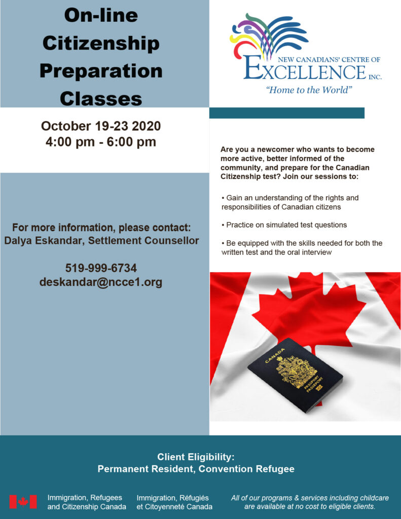 Citizenship Preparation Classes