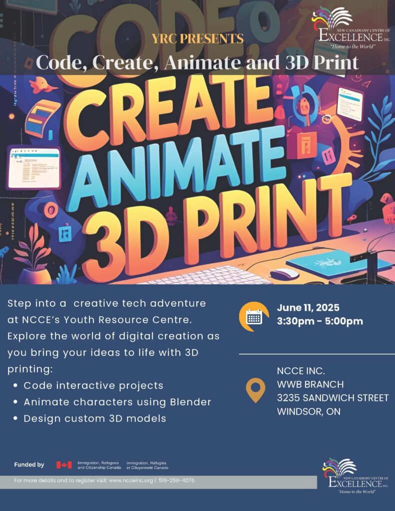 Code, Create, Animate and 3D Print