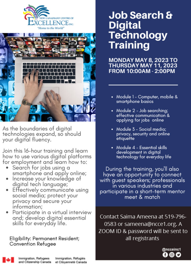 Job Search & Digital Technology Training