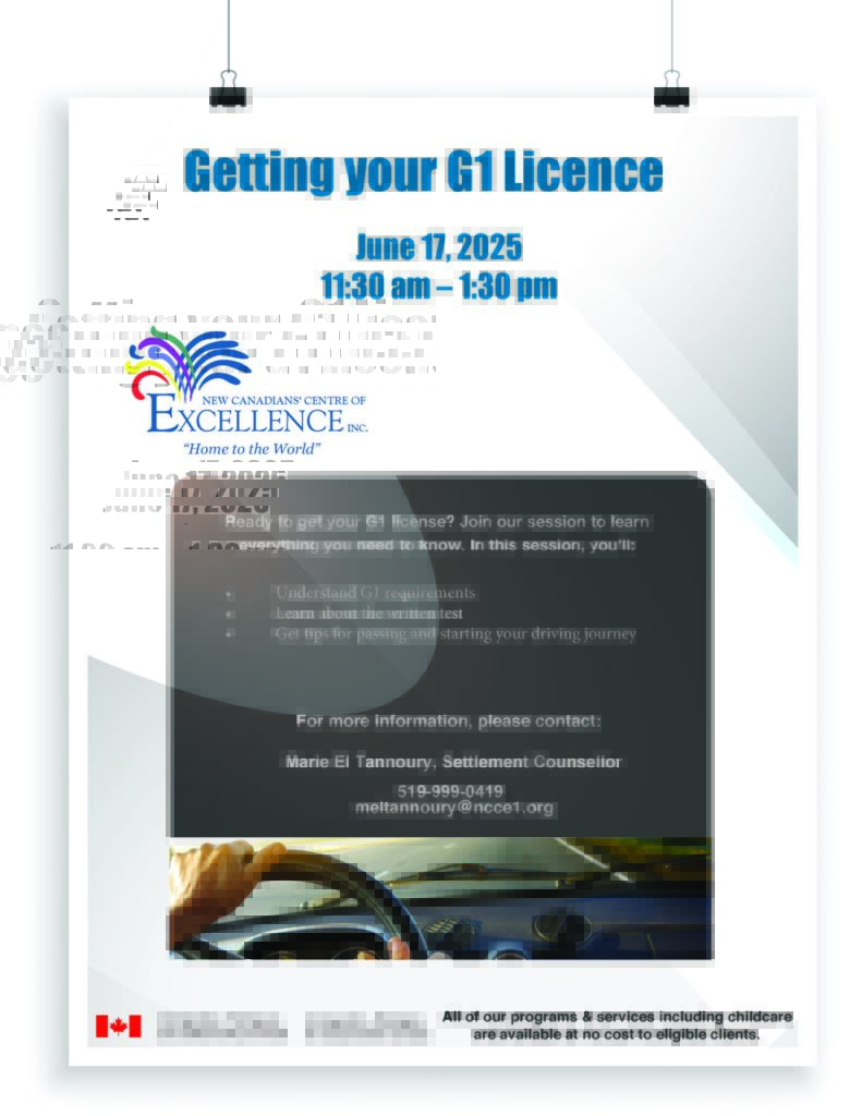Getting your G1 Licence 
