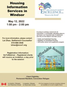 Housing Information Services in Windsor