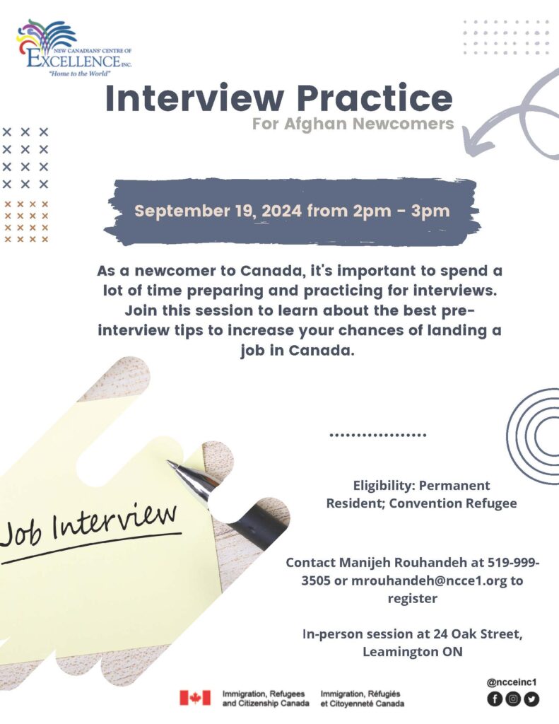Interview Practice for Afghan Clients