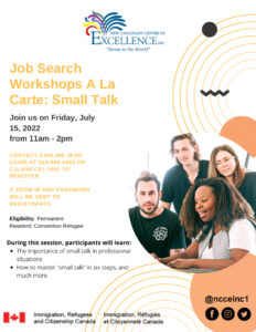 Job Search Workshops A La Carte: Small Talk