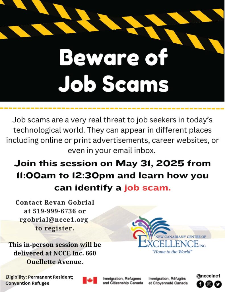 Beware of Job Scams