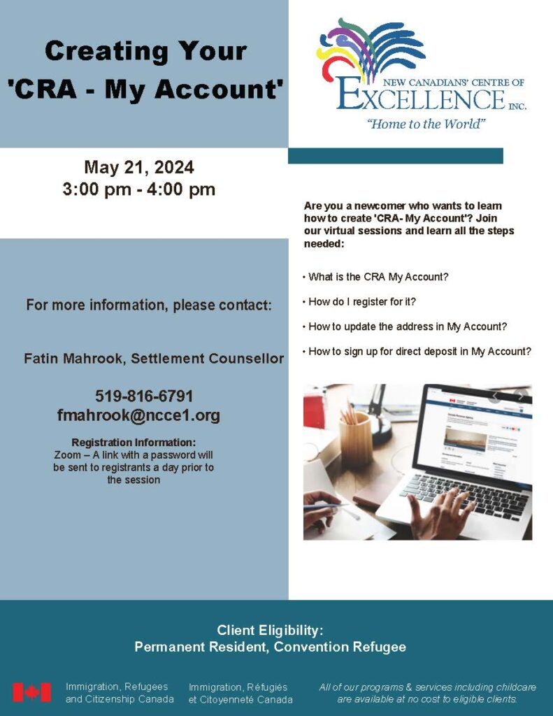 CRA My Account 