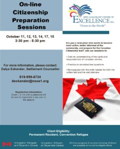 On-line Citizenship Preparation Sessions