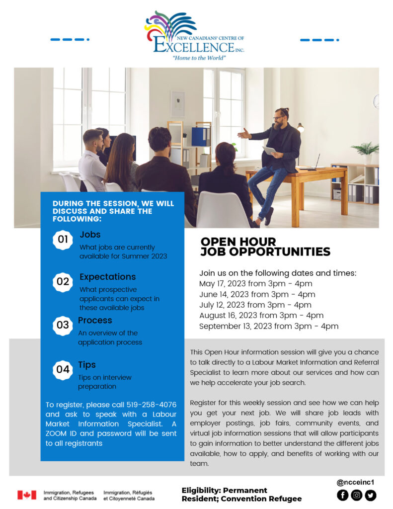Open Hour Job Opportunities