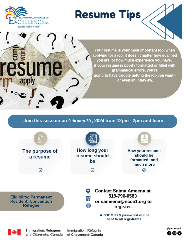 Resume Tips