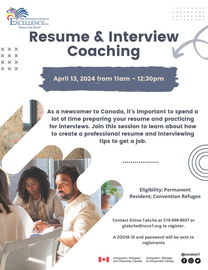 Resume and Interview Coaching