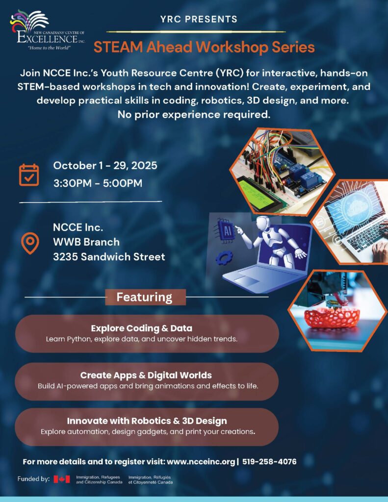 STEAM Ahead Workshop Series