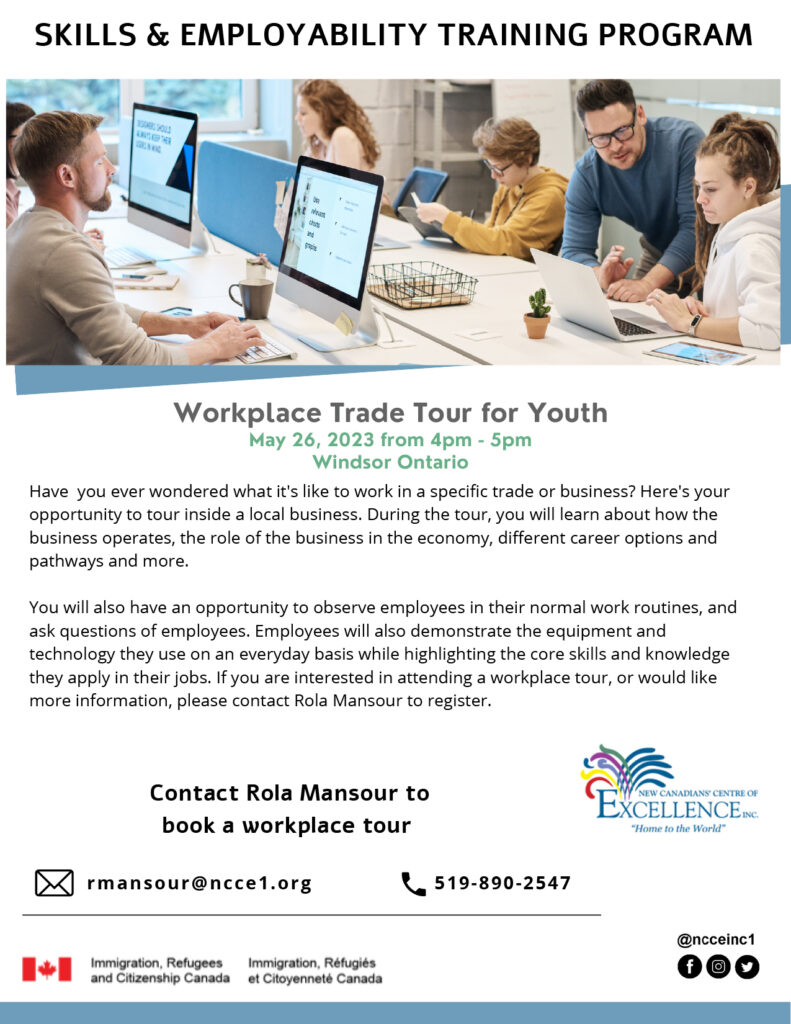 Workplace Trade Tour for Youth