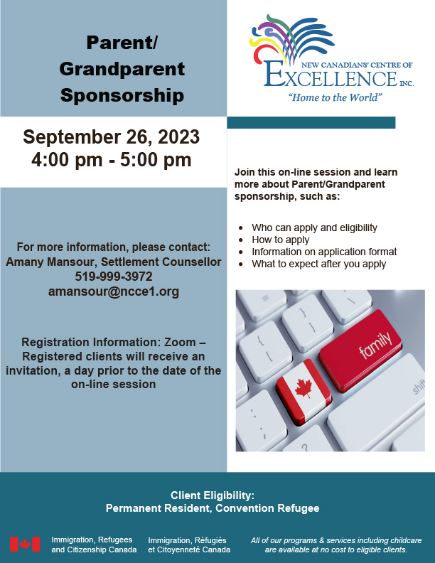 Parent/Grandparent Sponsorship
