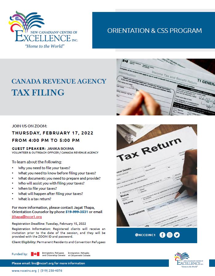 Tax Filing Flyer